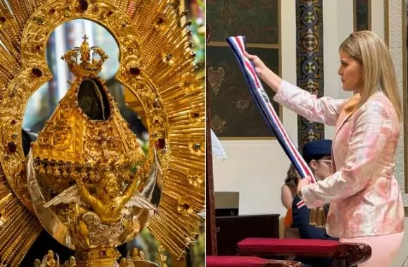 Presidente da Costa Rica consagra mandato a Maria