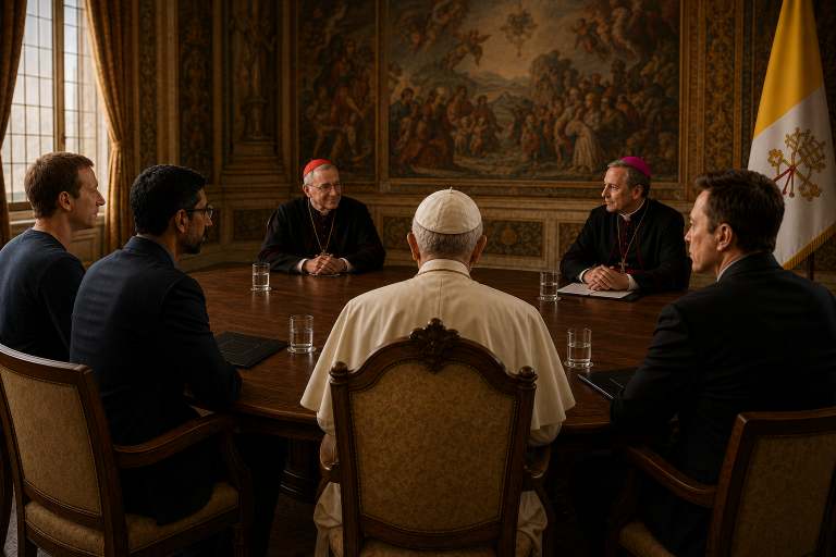 Por que as big techs estão conversando com o Vaticano?