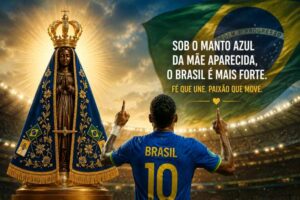 Camisa azul da Seleção foi inspirada e Nossa Senhora Aparecida