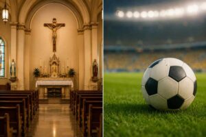 Missas mudam por causa do jogo do Brasil