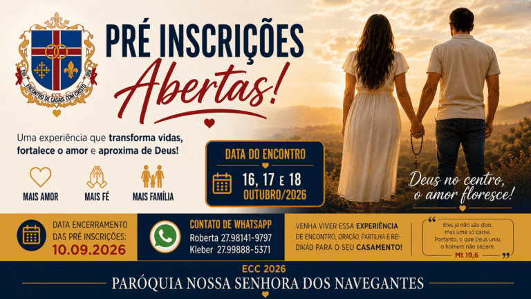 ECC abre pré-inscrições para encontro de casais