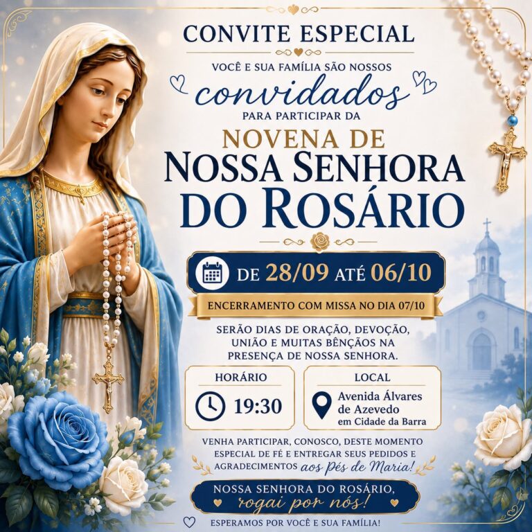 Novena Nossa Senhora do Rosário