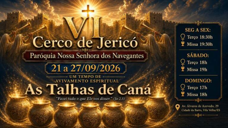 VI Cerco de Jericó acontece de 21 a 27 de setembro